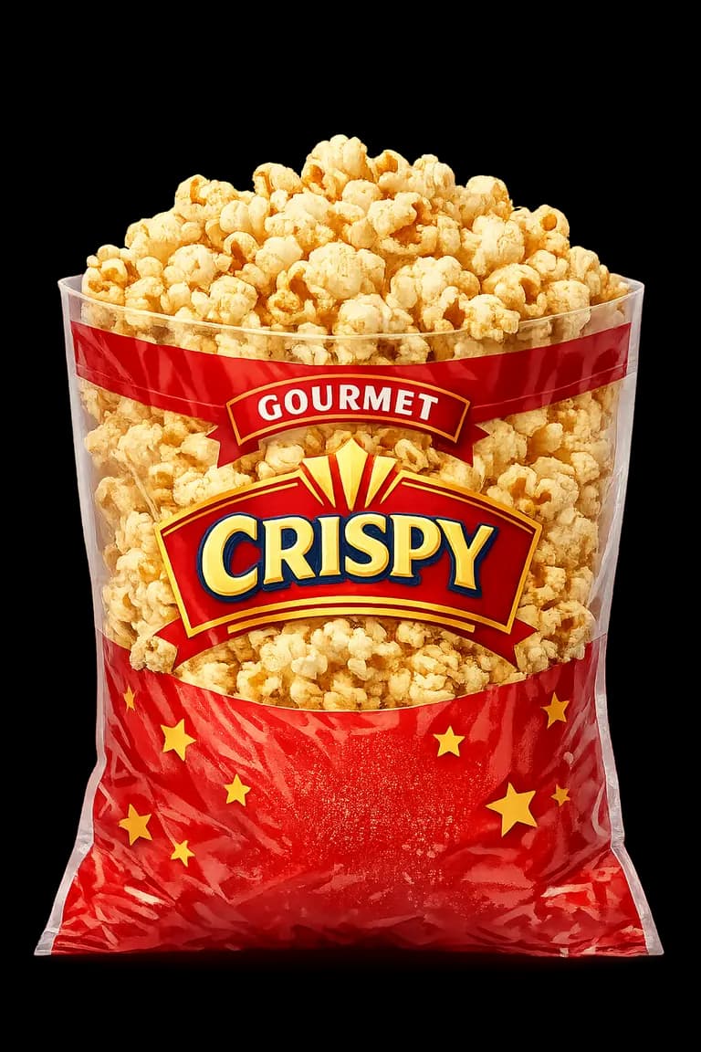 Bolsa CRISPY gourmet con palomitas